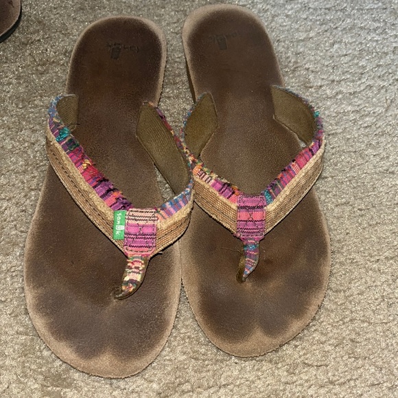 Sanuk Shoes - 🩴 Sanuk wedge flip flops SS1